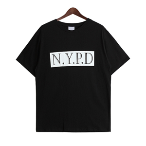 [당일/세일상품]N.Y.P.D 블랙 라운드티셔츠